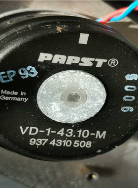 议~德国PAPST ebm 无刷直流电机VD-1-43.10