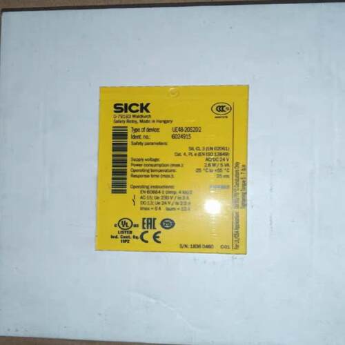 (询价)德国SICK安全继电器，型号UE48-20S3D2
