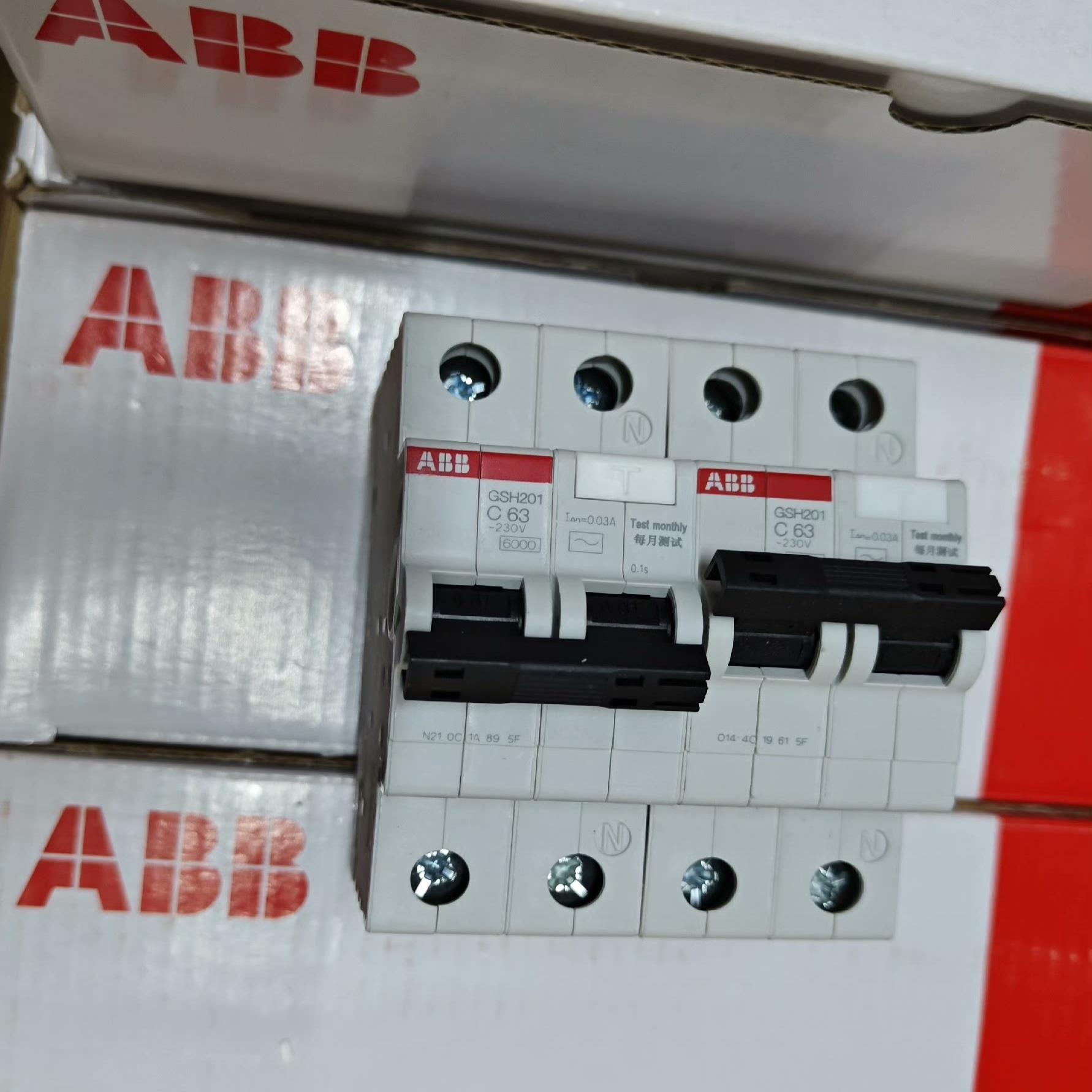 (询价)ABB漏电断路器GSH201 AC -6A/10A/16A2