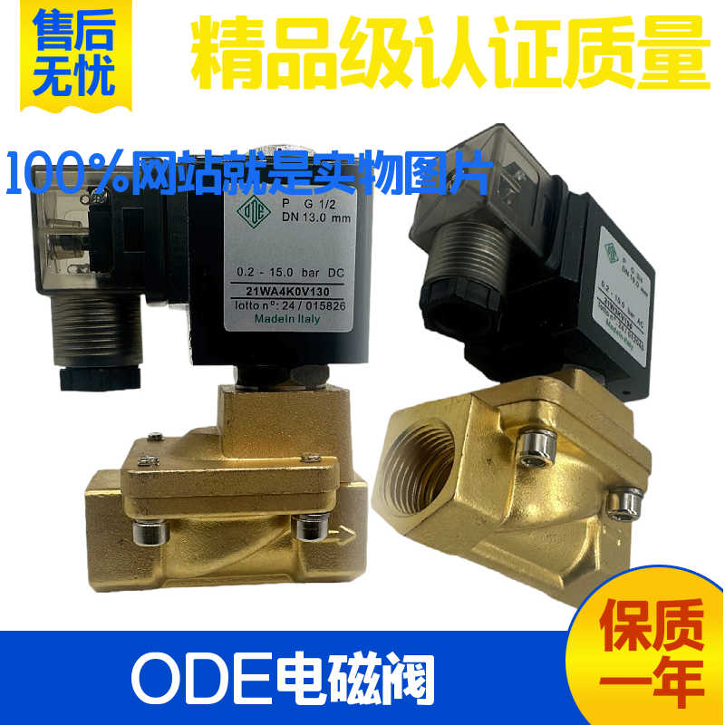 ODE电磁阀21WA4K0V130 21W3KV190 21W4KB250二通水阀AC220V DC2