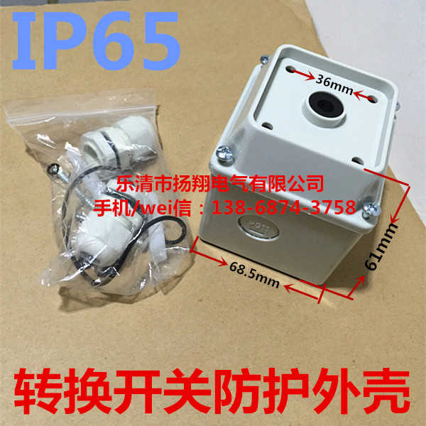 LW39 LW38D-16 LW32 LW28 LW26-20 转换开关IP65防护水外壳罩