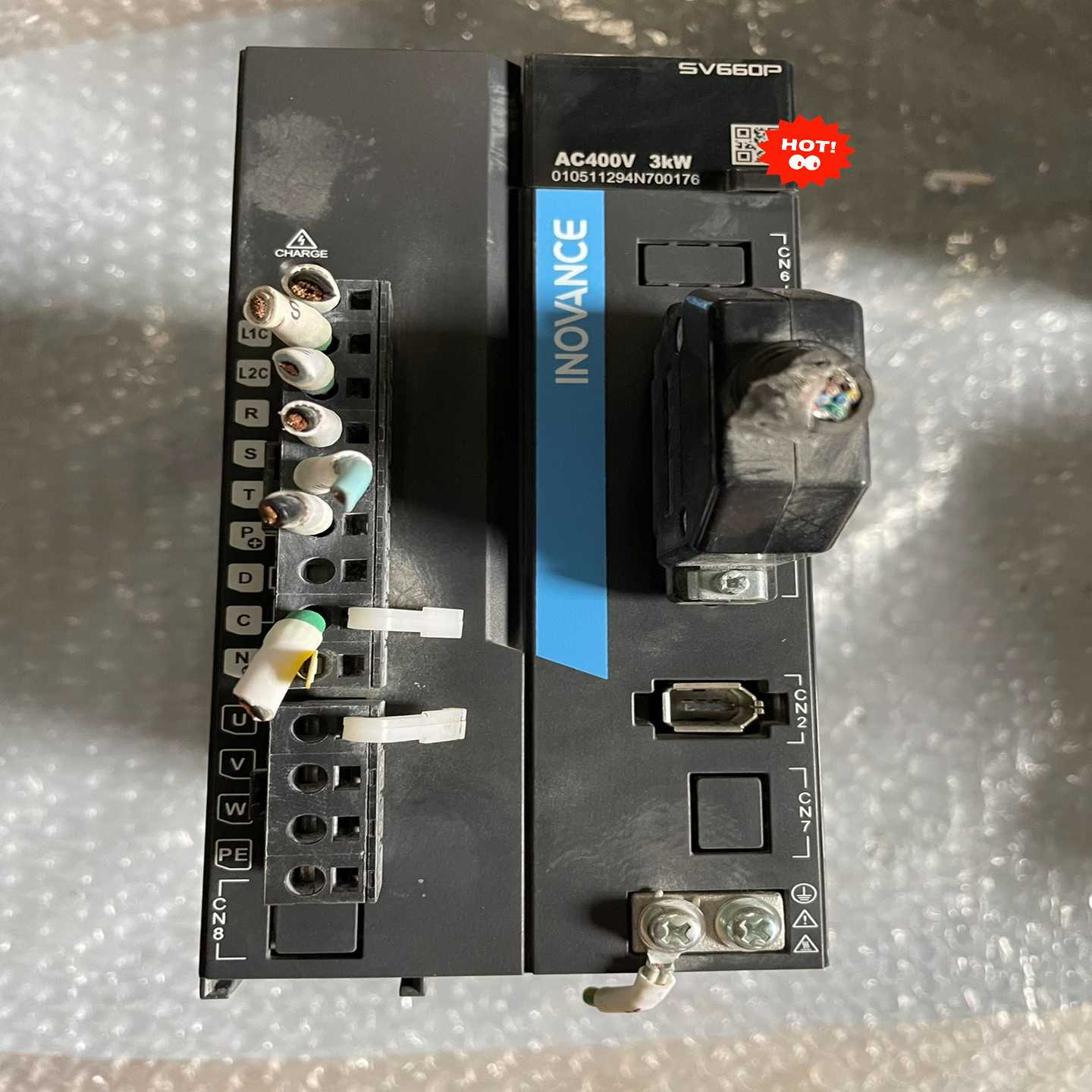 【星慕电子】汇川SV660PT012I伺服驱动器，3kw，功能正常。