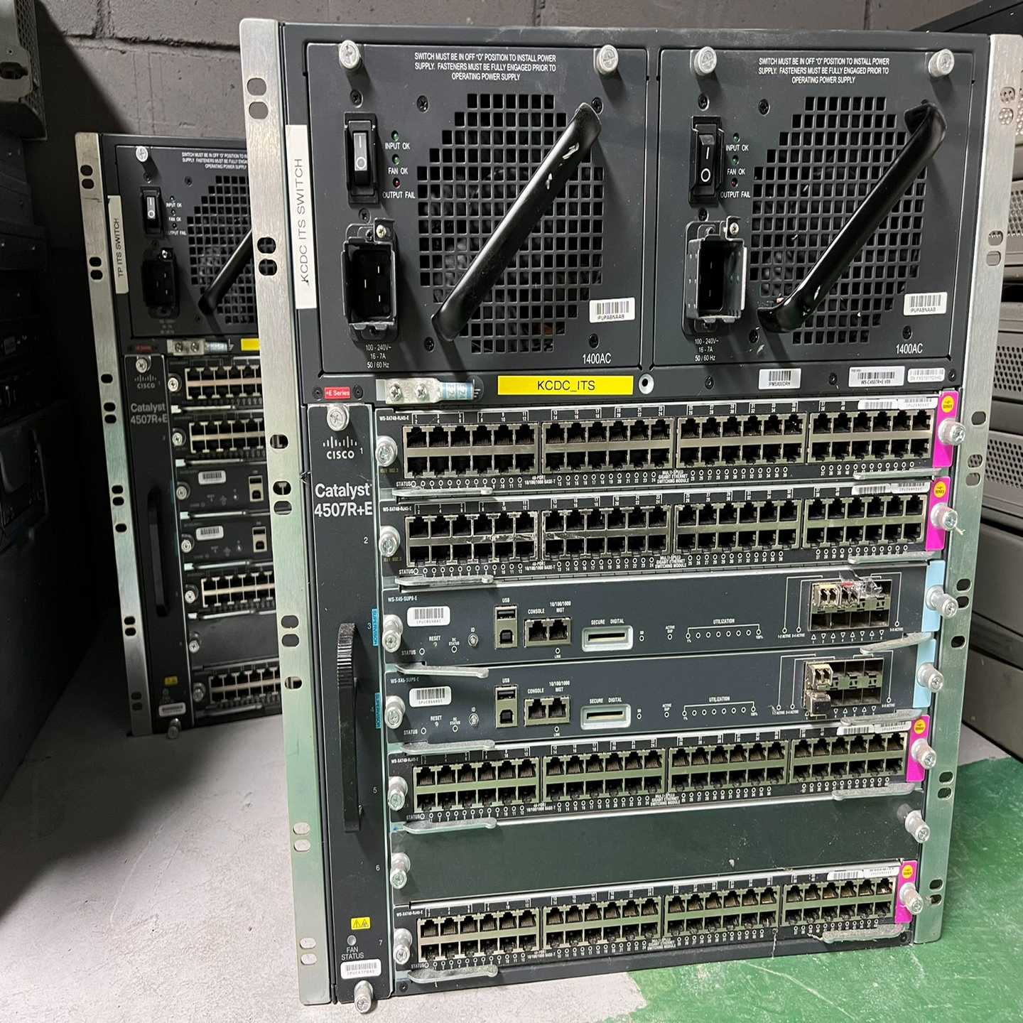 询价~思科 WS-C4507R+E 交换机 正常两台  议价