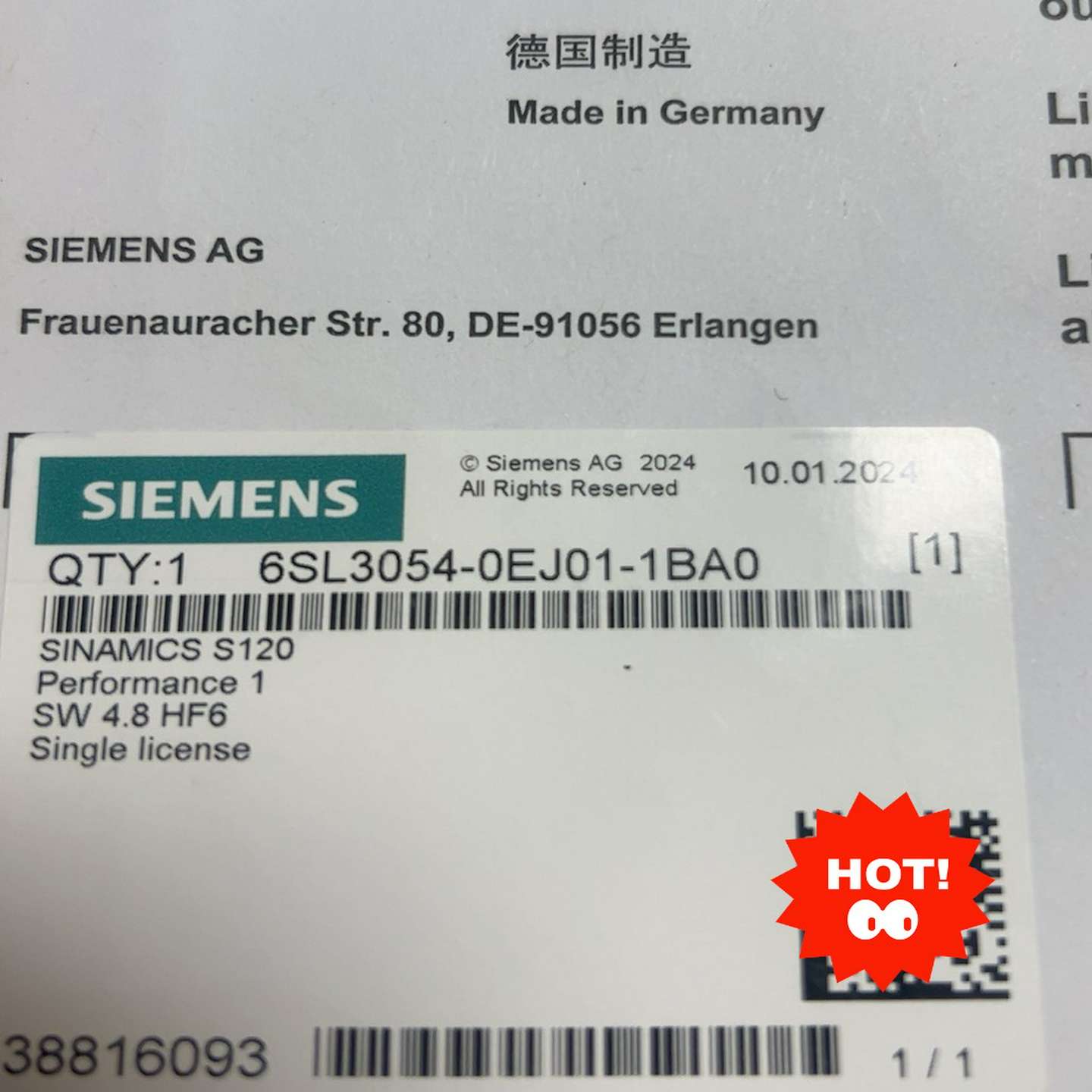 询价6SL3054-0EJ01-1BA0内存卡