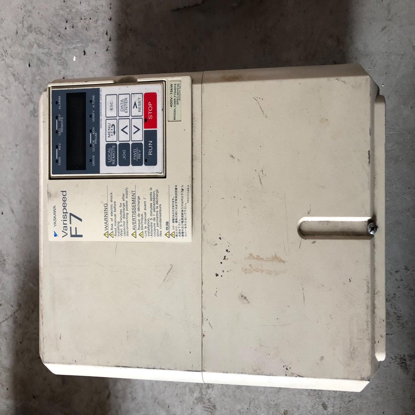 拆机安川F7 变频器 CIMR-F7A4015 15KW 功【鑫鑫商铺】