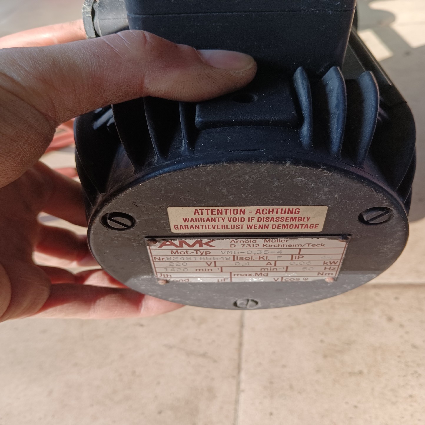 AMK电机型号VM5-035-4006KW60W（基数电子）