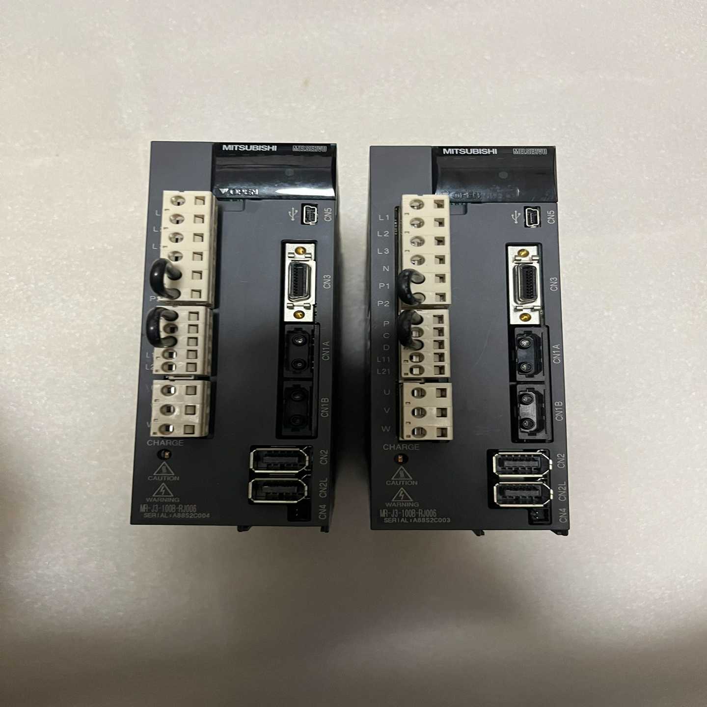 三菱伺服驱动MR-J3-100B-RJ006，正常，