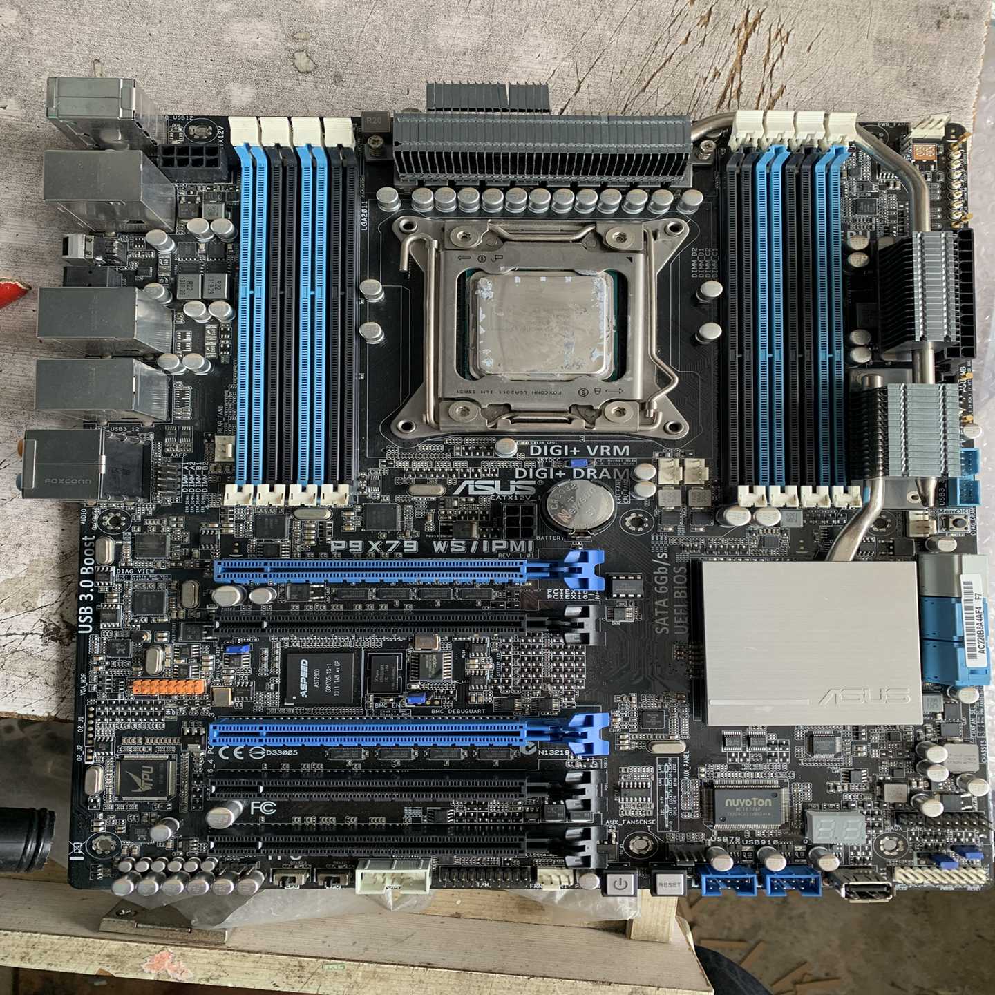 华硕P9X79 WS/IPMI拆机一片成色9成新，全功能测试【鑫鑫商铺】