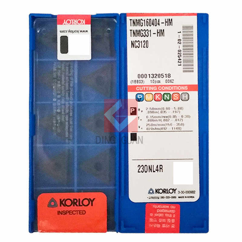 正品 韩国克洛伊 数控刀片 TNMG160404-HM NC3120
