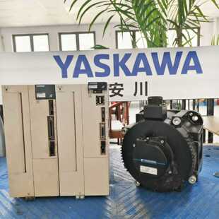 9成新4.4kw安川7系伺服电机驱动器套装 询价
