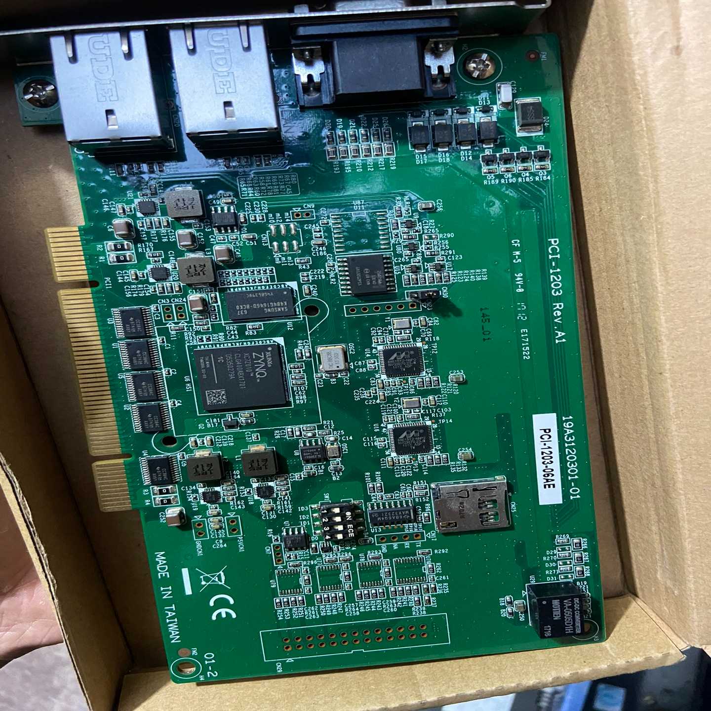 (询价)研华多轴控制卡PCI-1203-06AE成色如图 功能正常