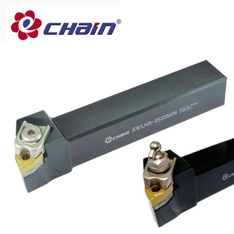 CHain益诠95°数控刀杆EWLNR-2525M08 EWLNL-2525M08JET 出水