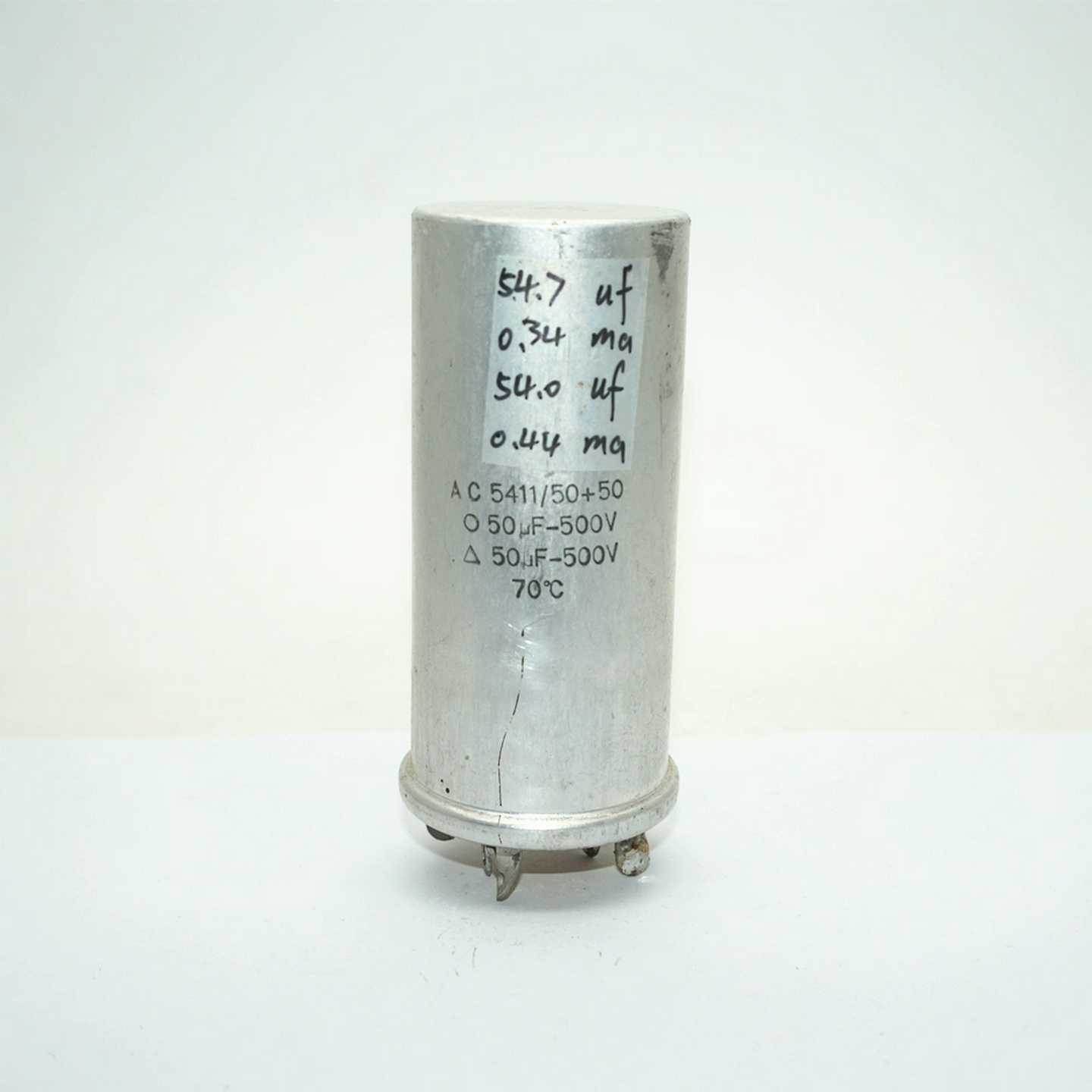 50年代英国50uf50uf500v电解电容一支询价