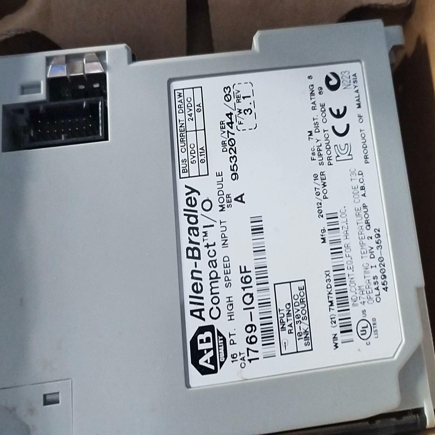 abPLC 1769-IQ16F没包装【博航商行】