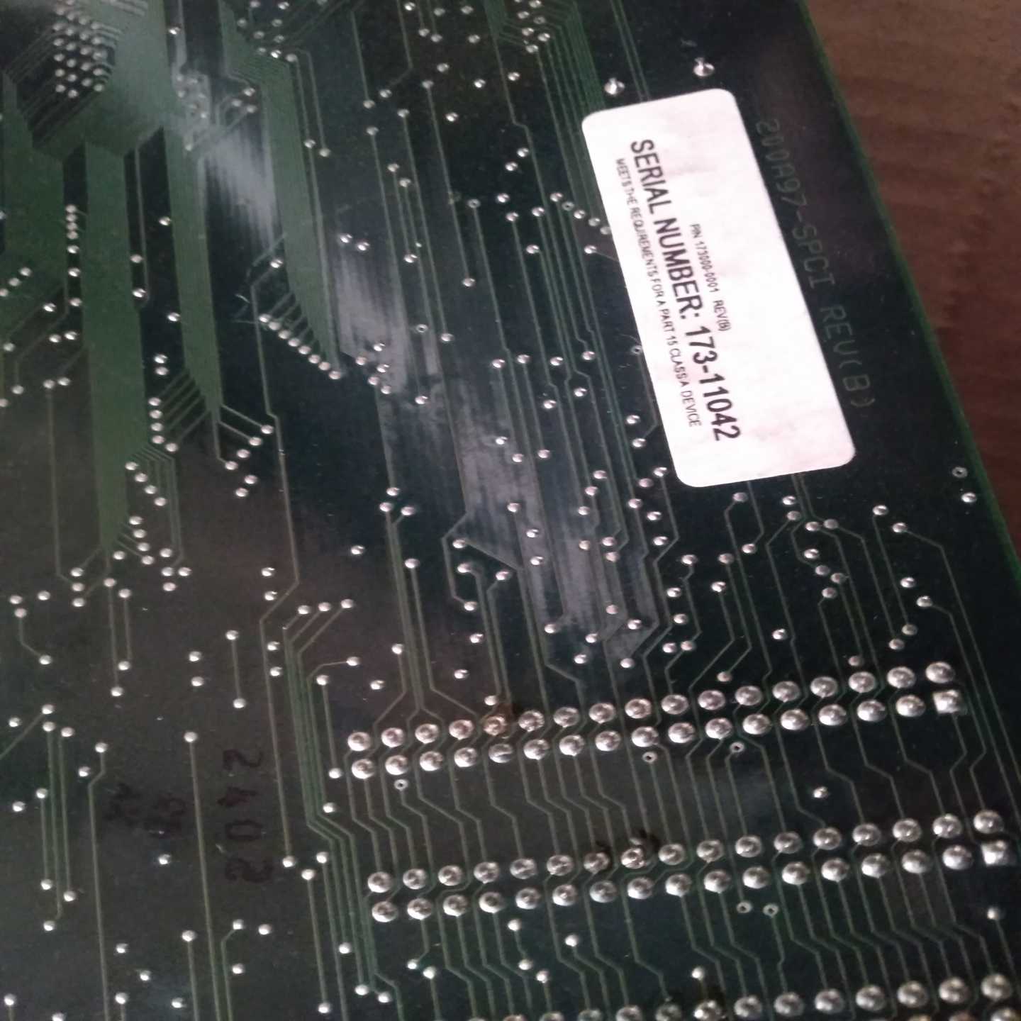 PCI工业工控机控制卡SERIALNUMBER173-1询价