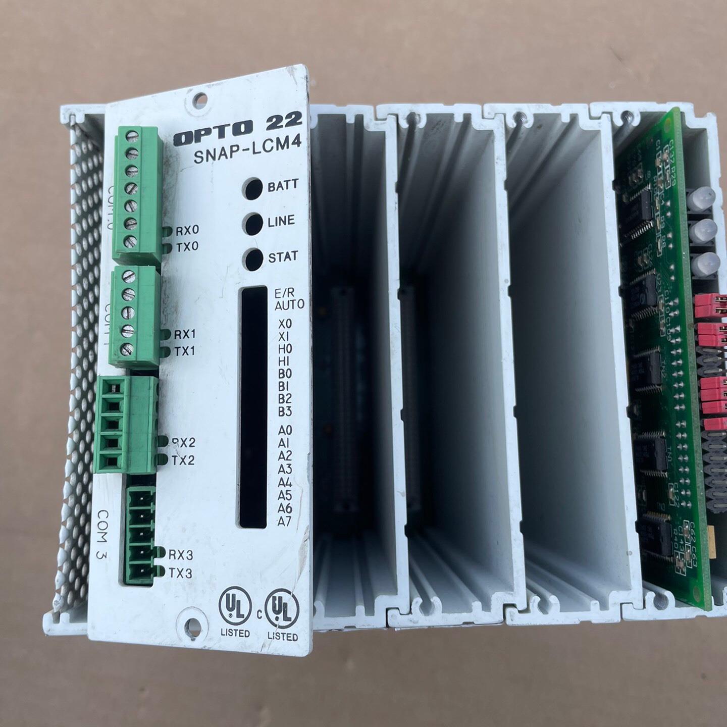议价OPTO22奥普图控制器SNAP-LCM4。拆机件
