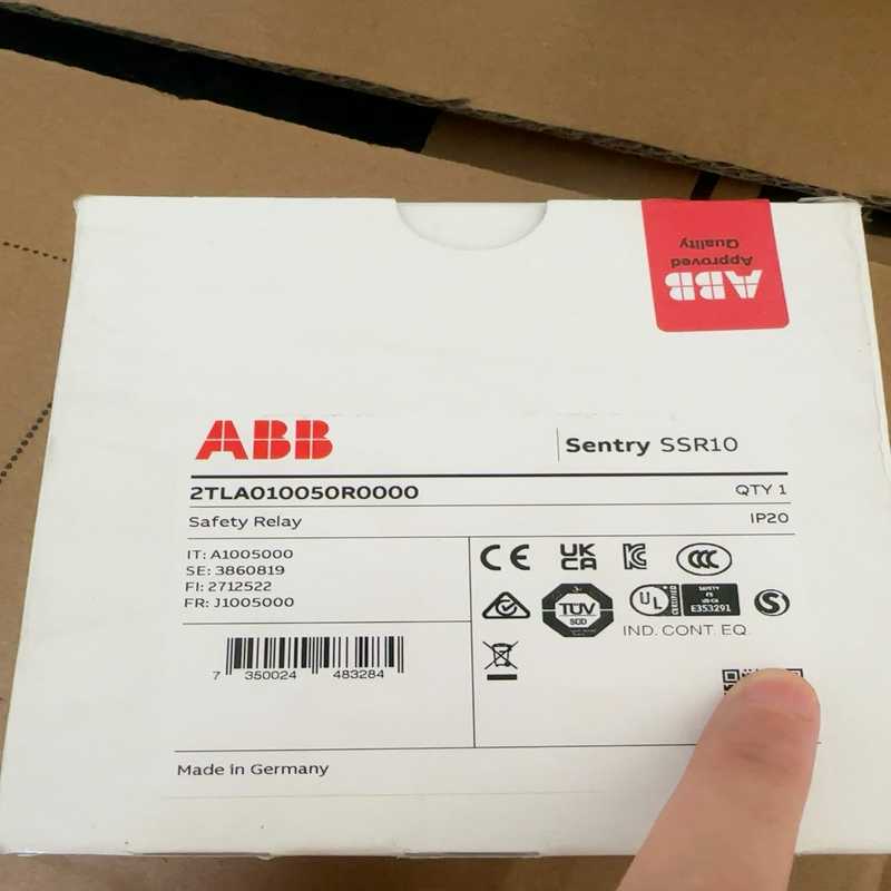 议价ABB 安全继电器 Sentry SSR10 2TLA010适用
