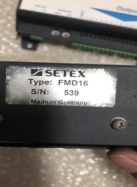 SETEX染色机PLC模块FMD16 议价~询价