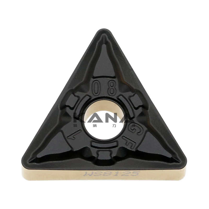 株洲双色涂层钢件 三角形数控刀片 TNMG160404/160408-GF WS81
