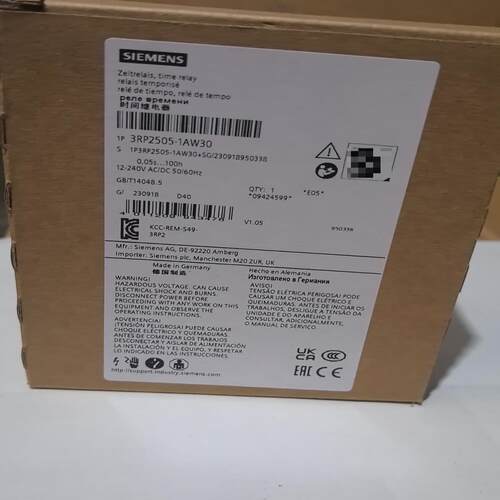 3RP2505-1AW30 时间继电器。~询价
