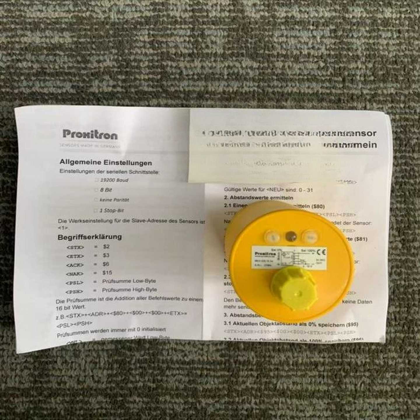 供应德国进口Proxitron压力传感器MKH 035.19 S4