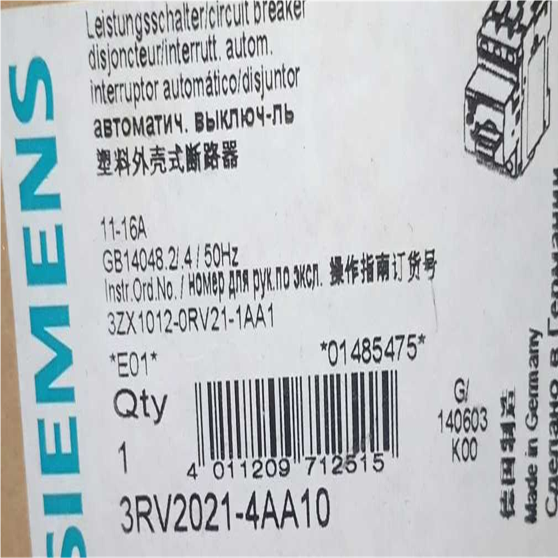 议~马达断路器 3RV2021-4AA10