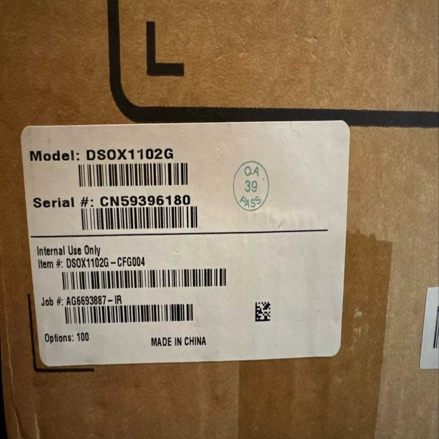 【星慕电子】是德科技DSOX1102G示波器：70/100 MHz，2个