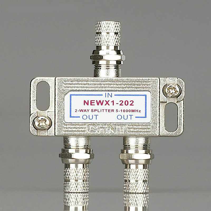 有线电视分配器一分二闭路线一进二出分配器电工