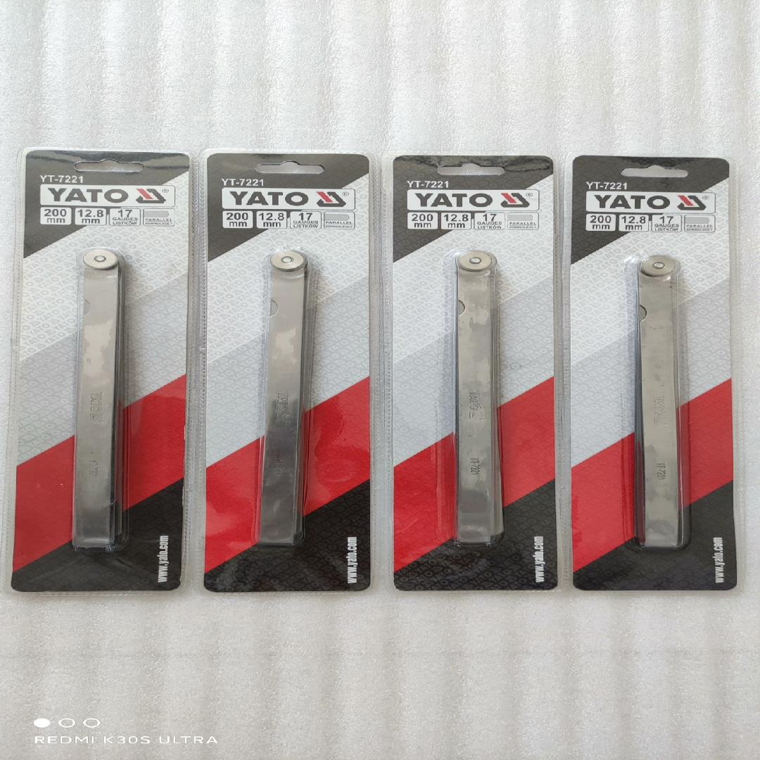 易尔拓(YATO)塞尺防锈厚薄规高精度塞规0.02-1mm~询价