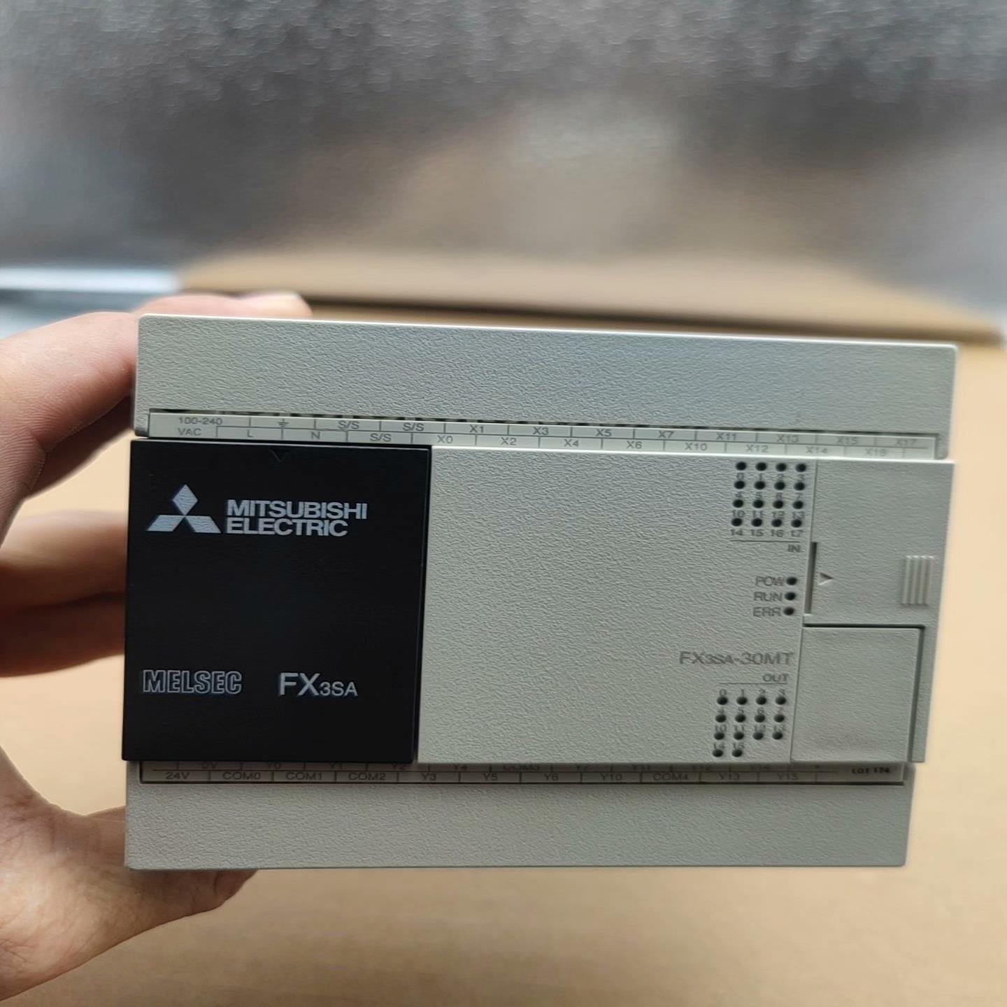 三菱PLC FX3SA-30MT-CM 有测试 功能(嚷嚷电子）