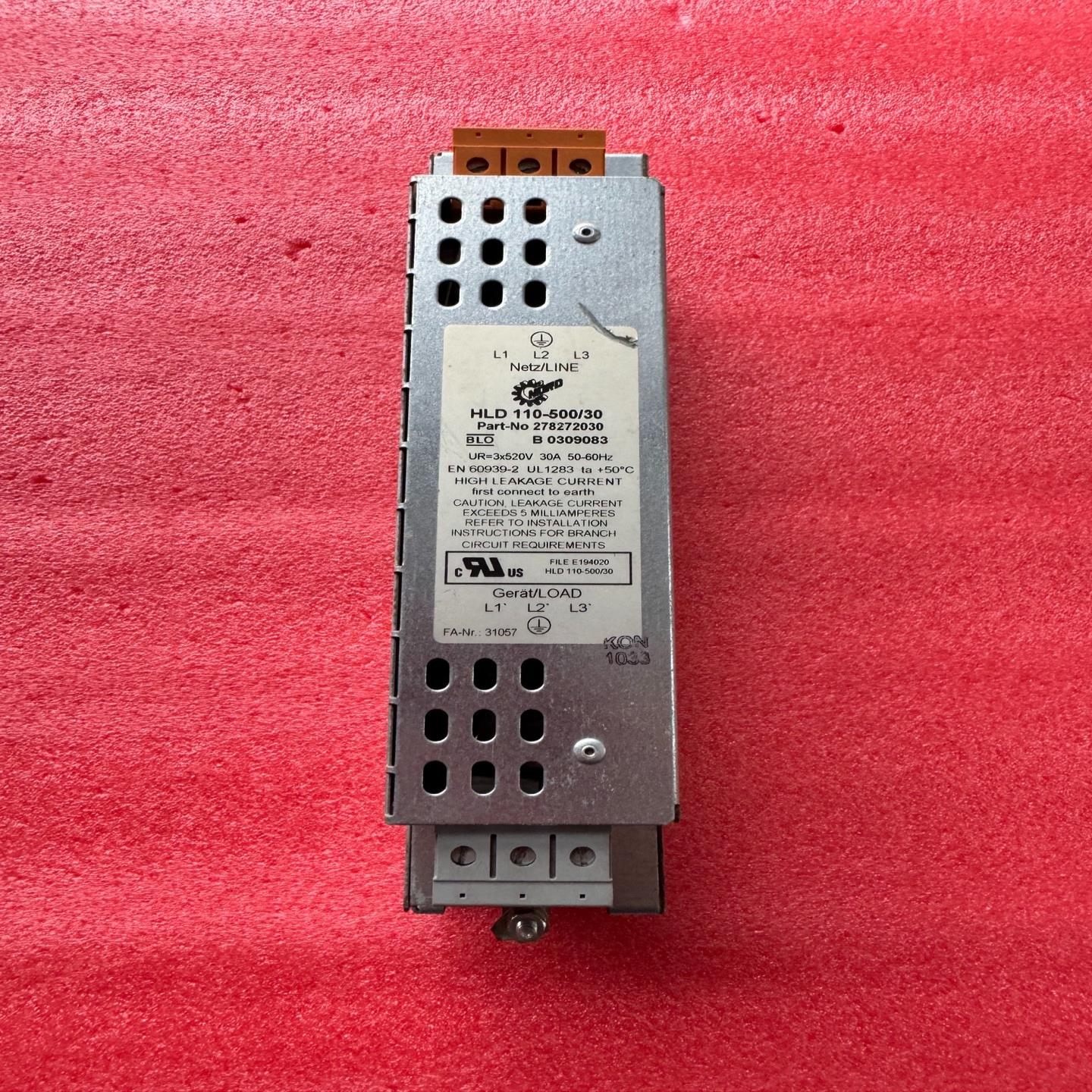 二手电源滤波器HLD110-50030现货2个标价为单