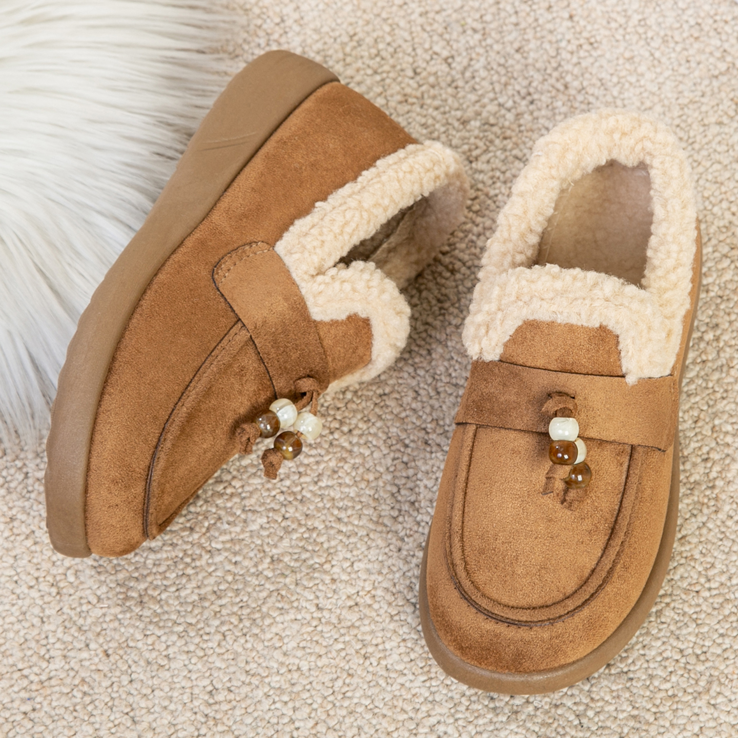 冬季新款老北京棉鞋女勃肯靴子