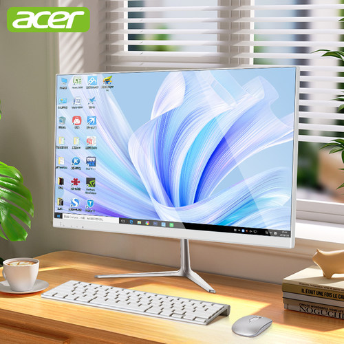【政府补贴20%】Acer/宏碁超薄品牌一体机电脑24英寸高清屏家用办公游戏壁挂高配I5八核宏基台式主机全套整机