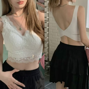 13.8百款 自选美背背心港风免穿文胸带垫内衣内搭细肩带吊带