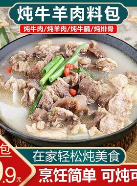 【很便宜！100袋99元包邮】炖牛羊肉料包炖鸡鸭调味料小包家用商