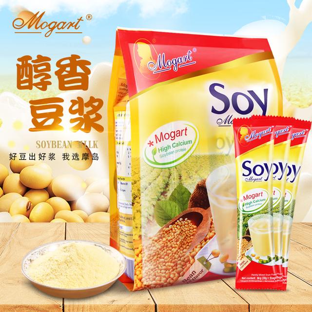 【主播推荐】摩岛泰国进口Soy原味速溶豆浆粉营养早餐冲饮即食420