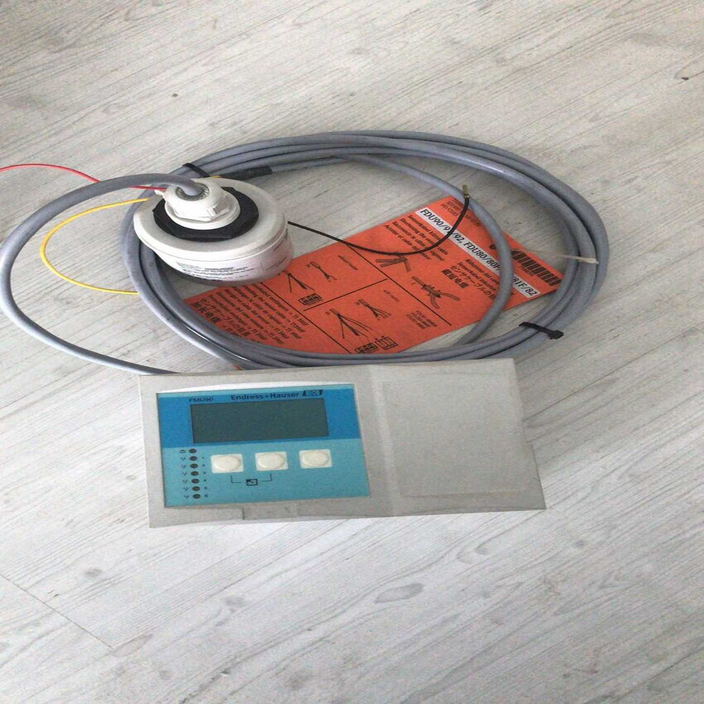 E+H分体超声波液位计FMU90显示器，探头型号FDU91~议价