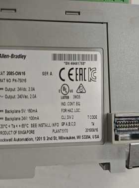 AB 扩展模块 2085-OW16，功能，成色如图所示【侨报商行】