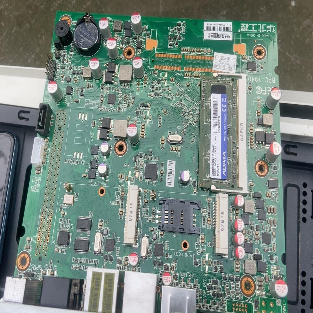 【议价】华北工控BPC-7940 J1800 工控主板带一个2