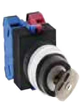 IDEC和泉ASW3K3S-243钥匙开关3档自锁孔22mm选择开关ASW030D