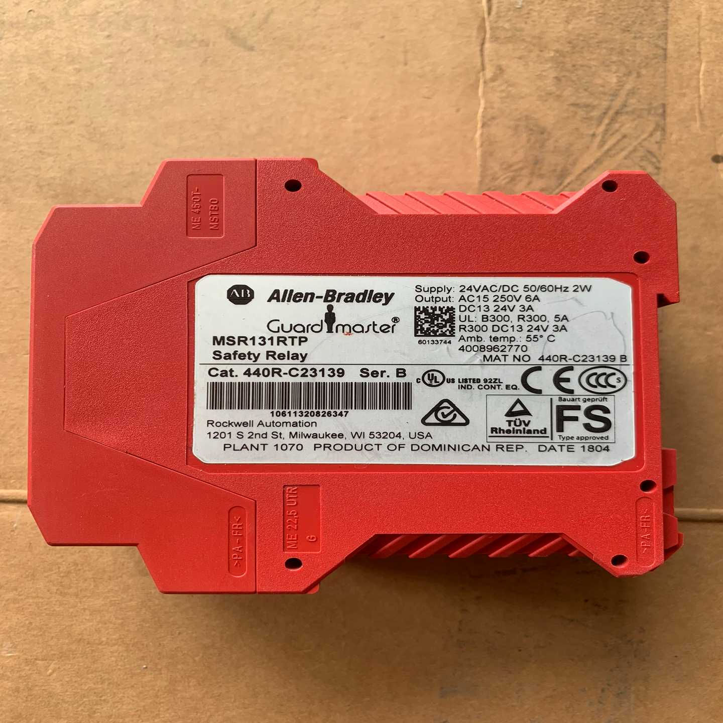 Allen-Bradley  MSR131RTP  440R~询价