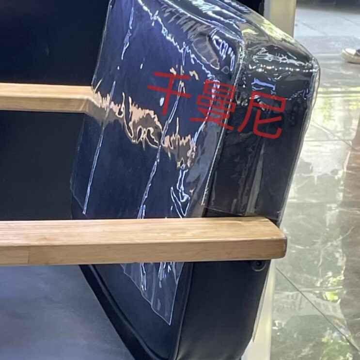 美发理发店凳子套椅透明防水椅套  凳罩 升降圆转椅罩套美容院
