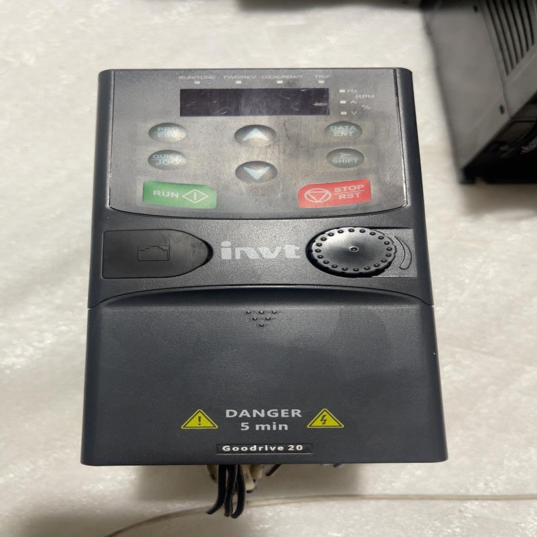 英威腾变频器GD20-0R7G-4一台0.75kw 380V（佳毅工控）