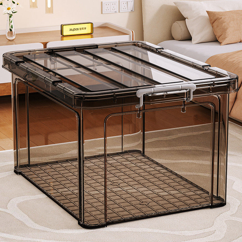 收纳箱家用塑料收纳盒衣服玩具超大容量透明后备集装整理储物箱子