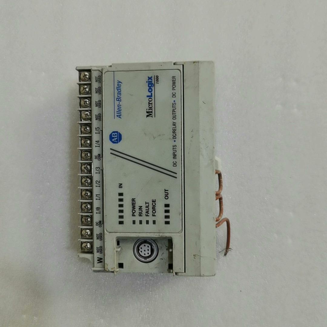 1761-L10BXB.  实物图片，功能正常的。外观一般般（佳毅工控）