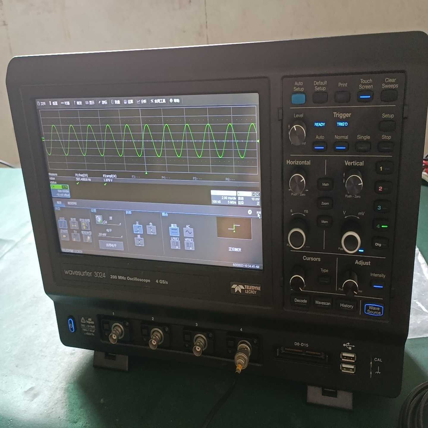 力科wavesufer 3024示波器  同型号是3034（地坛设备）