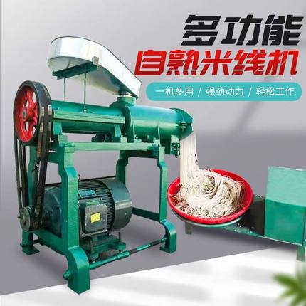 小型全自动多功能米线机米粉机器家用玉米面条机自熟米线年糕机