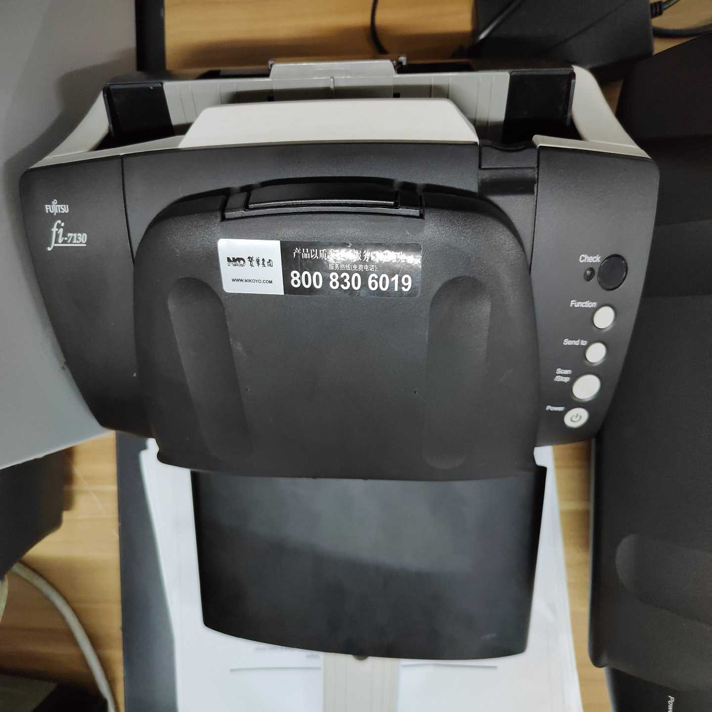 富士通fi-7130 A4馈纸式双面彩色扫描仪，外观9成新以【鑫鑫商