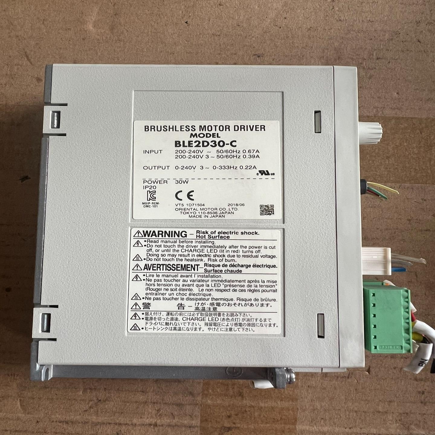 BLE2D30-C  东方马达驱动器  ，有10【卡奥电子】