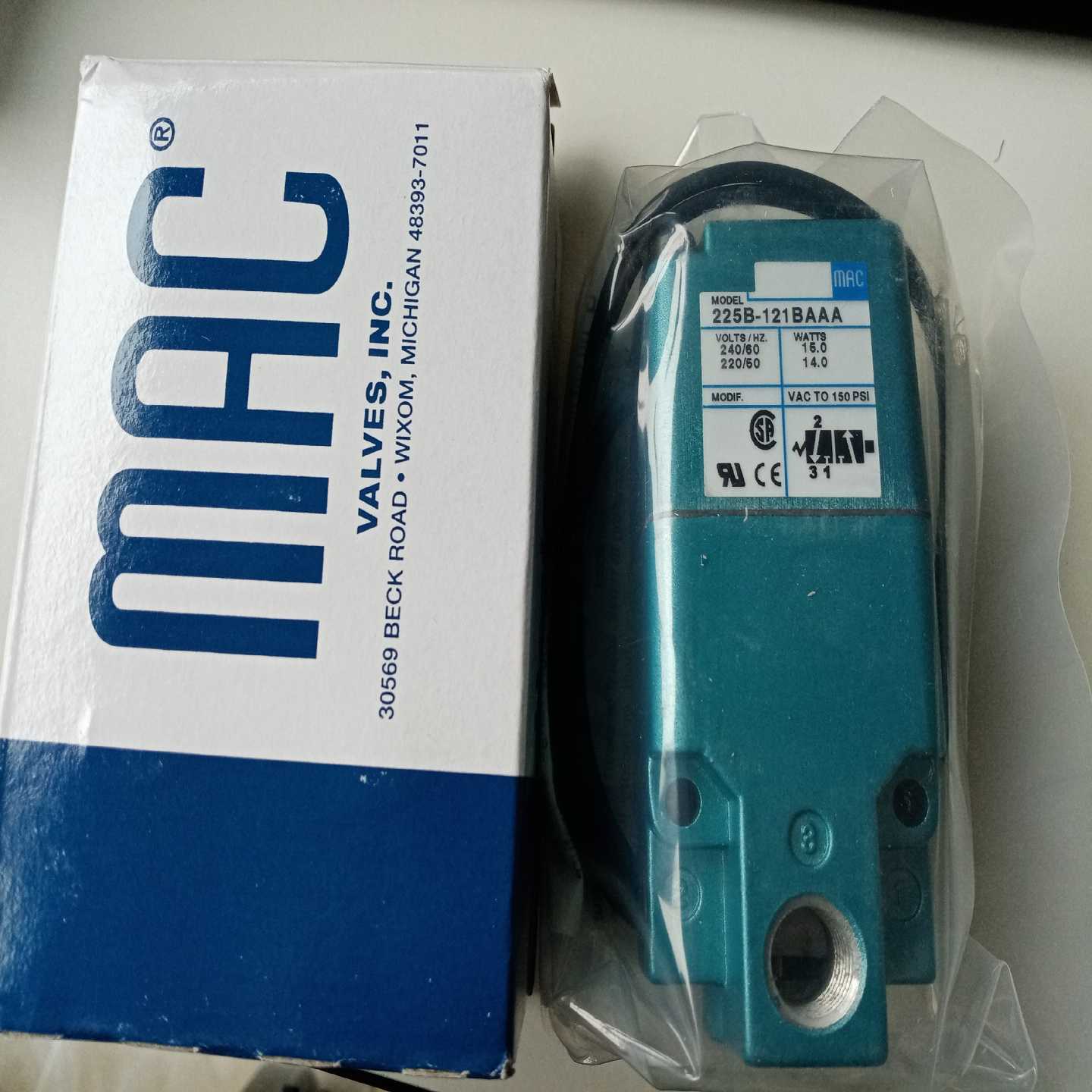 (询价)MAC电磁阀225B-121BAAA，现